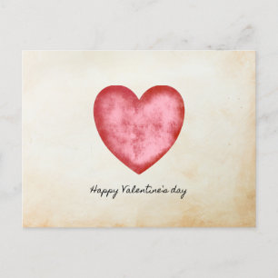 Cartes Pour Fêtes Annuelles Papier vintage Bonne Valentines Jour Coeur