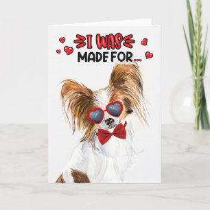 Cartes Pour Fêtes Annuelles Papillon Chien fait pour vous aimer Valentine
