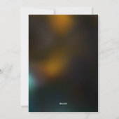 Cartes Pour Fêtes Annuelles Papillon lumineux et papillons de nuit (Dos)