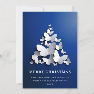 Cartes Pour Fêtes Annuelles Papillon Monarque Noël Accueil d'entreprise