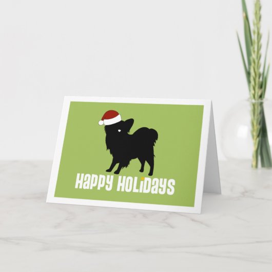Cartes Pour Fêtes Annuelles Papillon Santa Hat (Devant)
