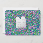 Cartes Pour Fêtes Annuelles Pâque Pesach Dix Commandements (Devant)