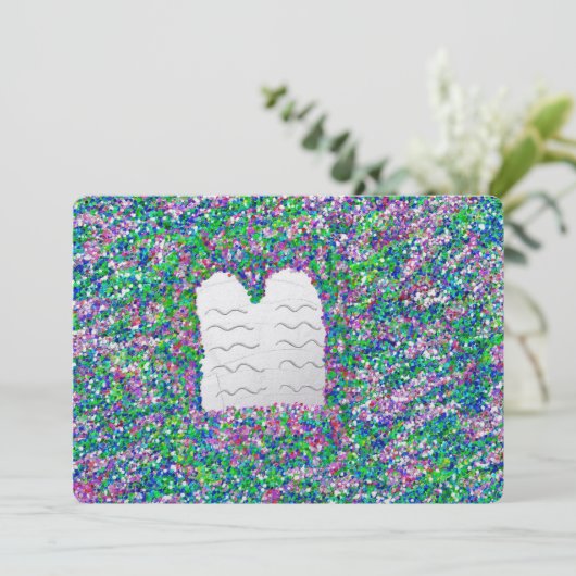 Cartes Pour Fêtes Annuelles Pâque Pesach Dix Commandements (Debout devant)