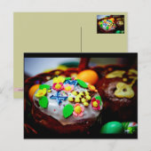 Cartes Pour Fêtes Annuelles Pâques (Devant / Derrière)