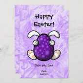 Cartes Pour Fêtes Annuelles Pâques (Devant / Derrière)