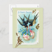 Cartes Pour Fêtes Annuelles Pâques (Devant / Derrière)