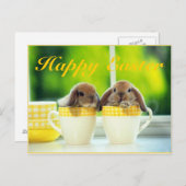 Cartes Pour Fêtes Annuelles Pâques (Devant / Derrière)