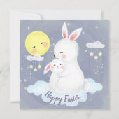 Cartes Pour Fêtes Annuelles Pâques adorables (Devant)