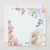 Cartes Pour Fêtes Annuelles Pâques adorables (Dos)