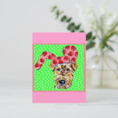 Cartes Pour Fêtes Annuelles Pâques Airedale (Debout devant)