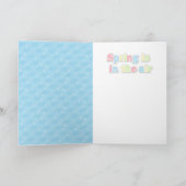 Cartes Pour Fêtes Annuelles Pâques - Beagle - Brady (Intérieur)