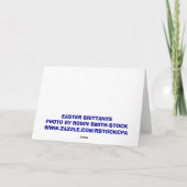 CARTES POUR FÊTES ANNUELLES PÂQUES BRITTANYS (Dos)