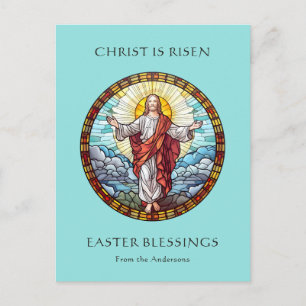 Cartes Pour Fêtes Annuelles Pâques catholique religieux Jésus Résurrection