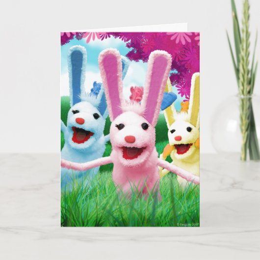 Cartes Pour Fêtes Annuelles Pâques chanceux (Devant)