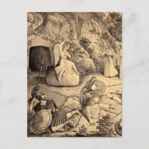 Cartes Pour Fêtes Annuelles Pâques et palmiers Dimanche Crossages et scènes