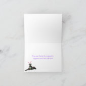 Cartes Pour Fêtes Annuelles Pâques great dane noir (Intérieur)