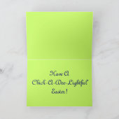 Cartes Pour Fêtes Annuelles Pâques II (Intérieur)