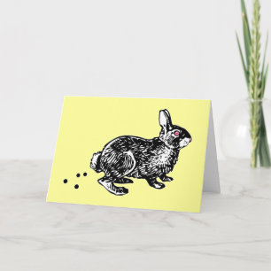 Cartes Pour Fêtes Annuelles Pâques Lapin Pot