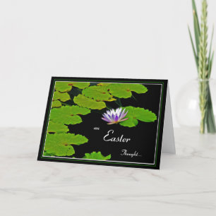Cartes Pour Fêtes Annuelles Pâques Lily Pads