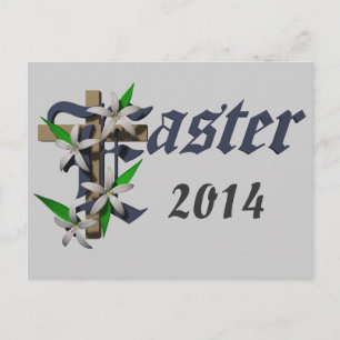 Cartes Pour Fêtes Annuelles Pâques & Lys -
