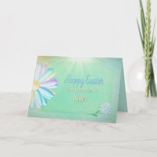 Cartes Pour Fêtes Annuelles Pâques - marguerite de guingan - ma soeur