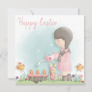 Cartes Pour Fêtes Annuelles Pâques mignonnes