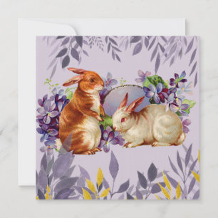 Cartes Pour Fêtes Annuelles Pâques mignonnes