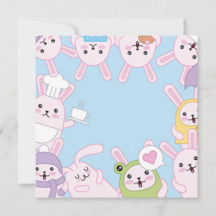 Cartes Pour Fêtes Annuelles Pâques mignonnes