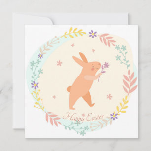 Cartes Pour Fêtes Annuelles Pâques mignonnes