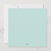 Cartes Pour Fêtes Annuelles Pâques mignonnes (Dos)