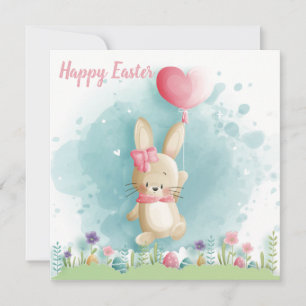 Cartes Pour Fêtes Annuelles Pâques mignonnes