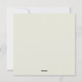 Cartes Pour Fêtes Annuelles Pâques mignonnes (Dos)