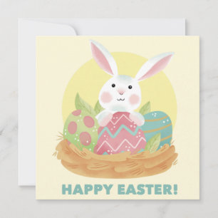 Cartes Pour Fêtes Annuelles Pâques mignonnes