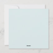 Cartes Pour Fêtes Annuelles Pâques mignonnes (Dos)