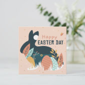 Cartes Pour Fêtes Annuelles Pâques mignonnes (Debout devant)