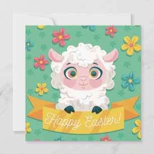 Cartes Pour Fêtes Annuelles Pâques mignonnes