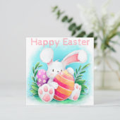 Cartes Pour Fêtes Annuelles Pâques mignonnes (Debout devant)