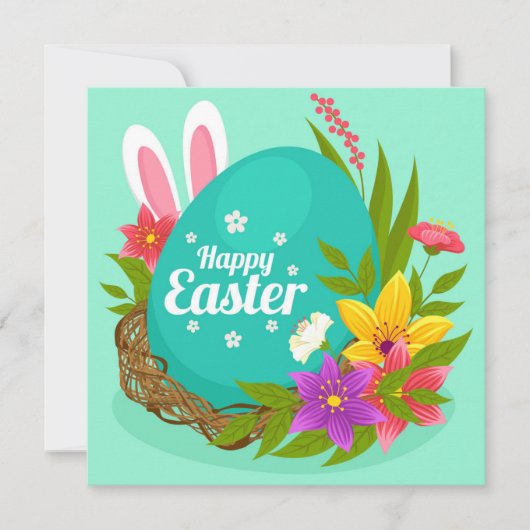 Cartes Pour Fêtes Annuelles Pâques mignonnes (Devant)