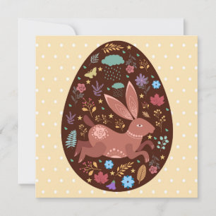 Cartes Pour Fêtes Annuelles Pâques mignonnes