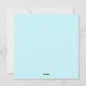 Cartes Pour Fêtes Annuelles Pâques mignonnes (Dos)