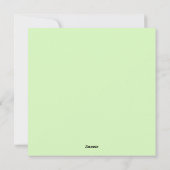 Cartes Pour Fêtes Annuelles Pâques mignonnes (Dos)