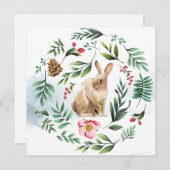 Cartes Pour Fêtes Annuelles Pâques mignonnes (Devant / Derrière)