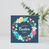 Cartes Pour Fêtes Annuelles Pâques mignonnes (Debout devant)