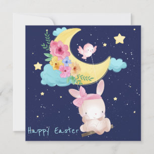 Cartes Pour Fêtes Annuelles Pâques mignonnes