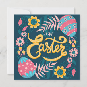 Cartes Pour Fêtes Annuelles Pâques mignonnes