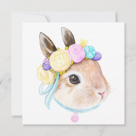 Cartes Pour Fêtes Annuelles Pâques mignonnes (Devant)