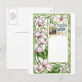 Cartes Pour Fêtes Annuelles Pâques paisible (Devant / Derrière)