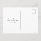 Cartes Pour Fêtes Annuelles Pâques paradisiaques de Pâques (Dos)