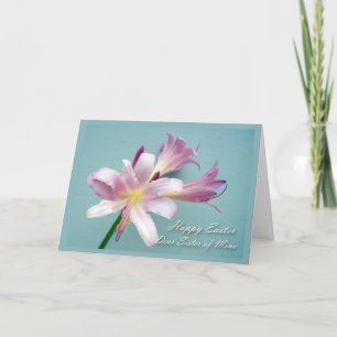 Cartes Pour Fêtes Annuelles Pâques pour Soeur, Résurrection Lily