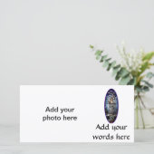 Cartes Pour Fêtes Annuelles Pâques : Résurrection du Vitrail du Christ (Debout devant)